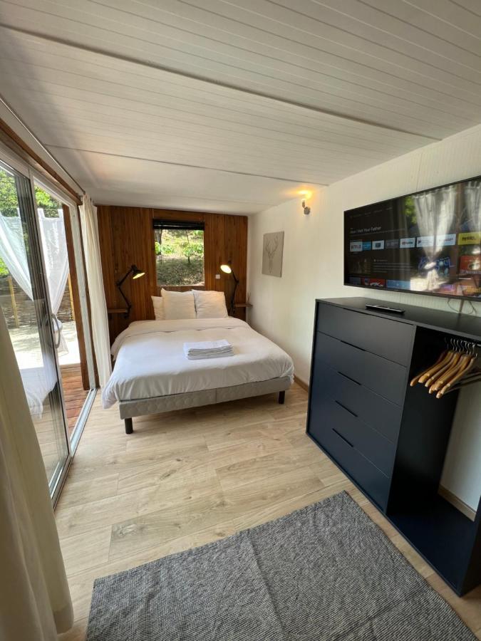 Superbe Cabane Jacuzzi Jardin Clim Wifi Parking 메이헤이유 외부 사진