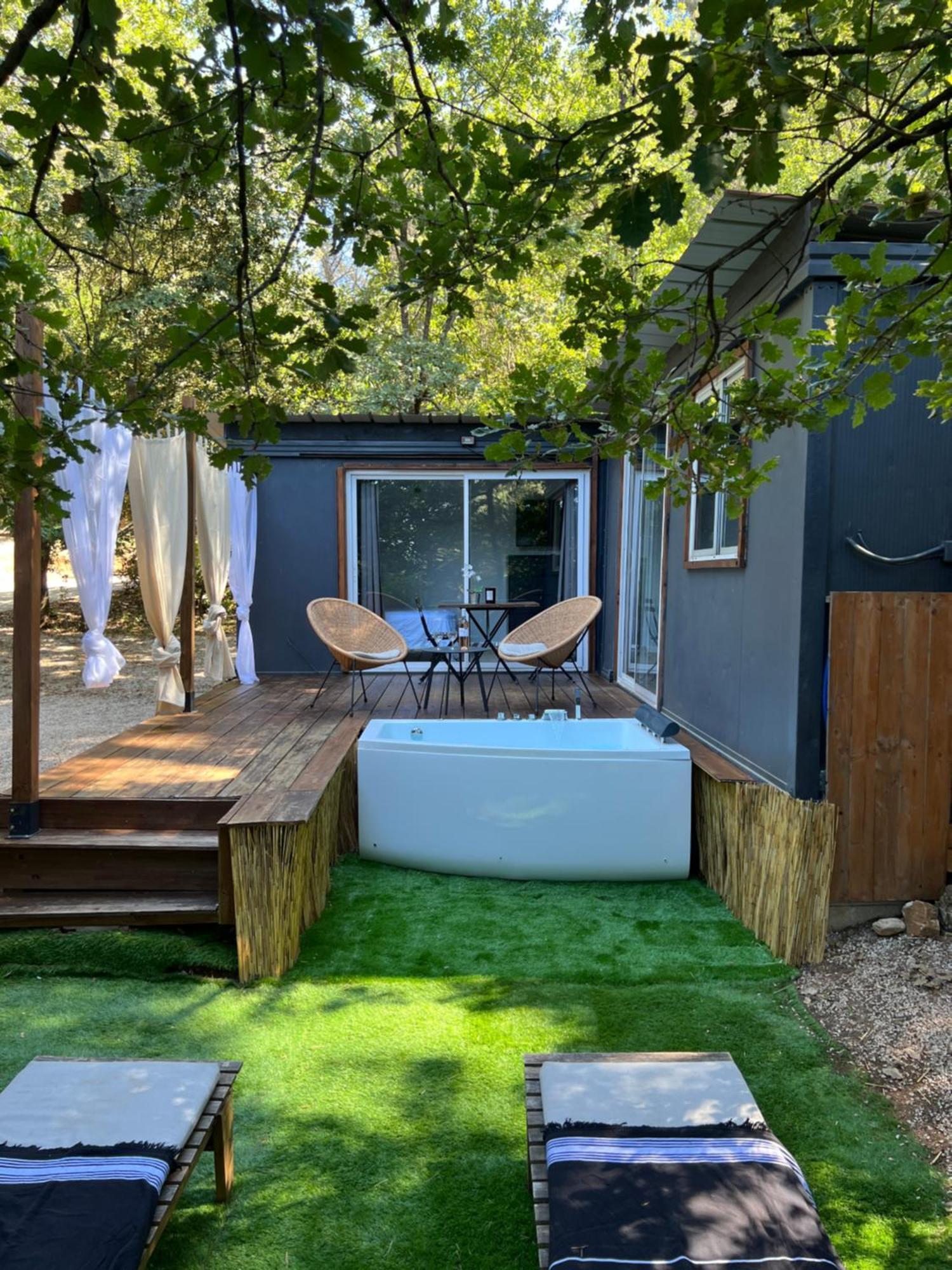 Superbe Cabane Jacuzzi Jardin Clim Wifi Parking 메이헤이유 외부 사진