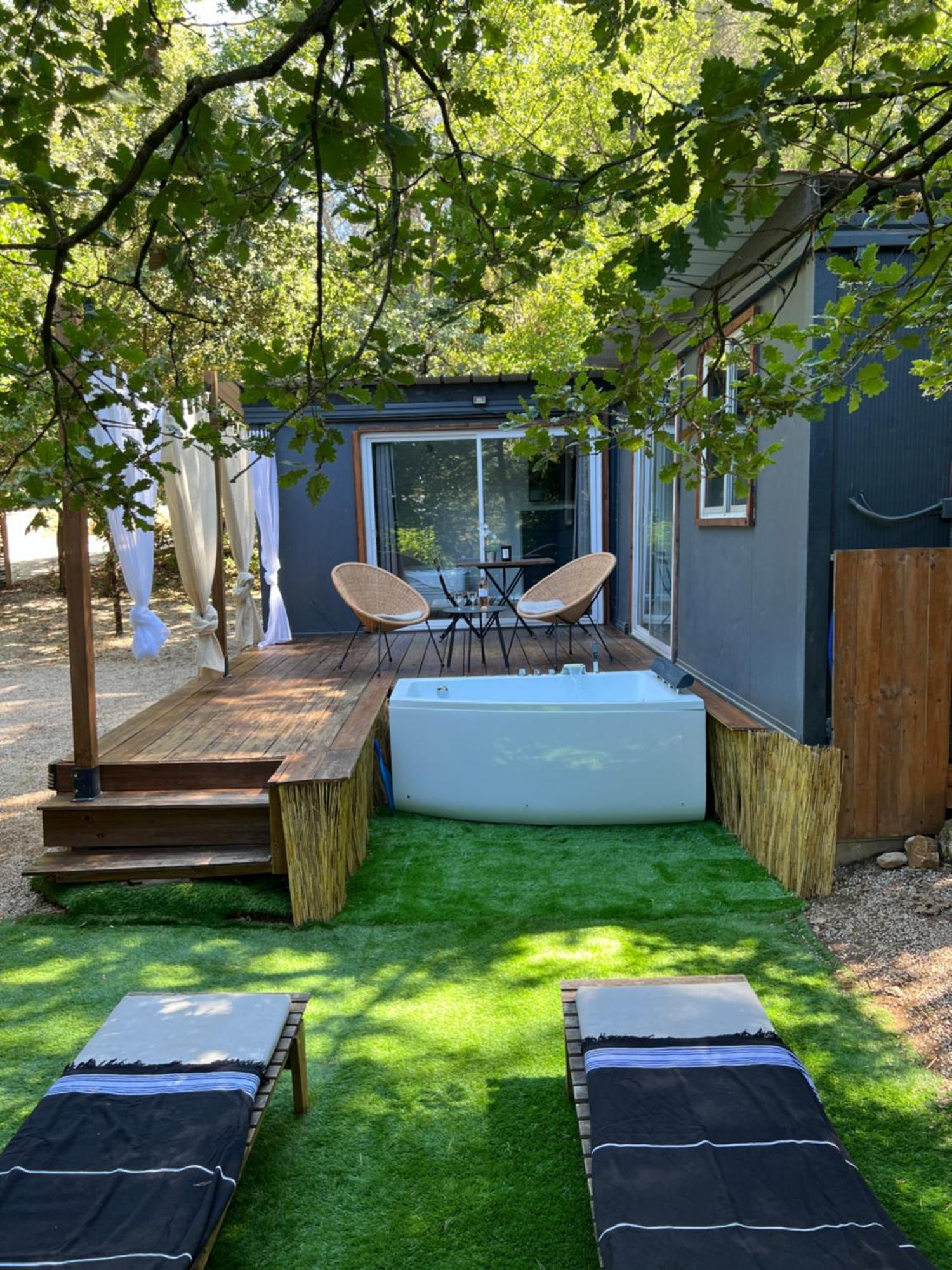Superbe Cabane Jacuzzi Jardin Clim Wifi Parking 메이헤이유 외부 사진